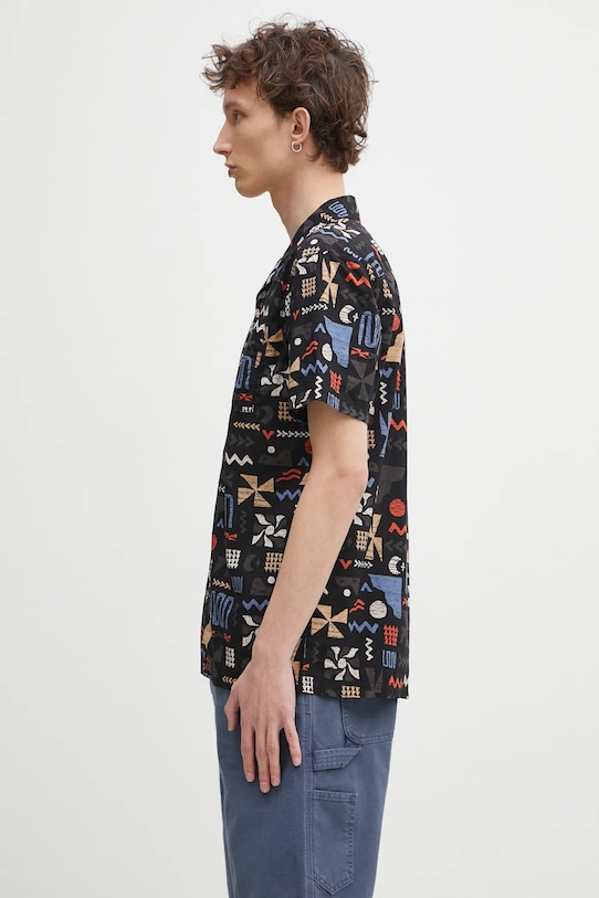 Pamučna košulja Columbia Pine Canyon Short 2037171 crna SS25