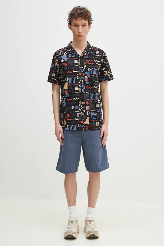 Bavlnená košeľa Columbia Pine Canyon Short čierna 2037171