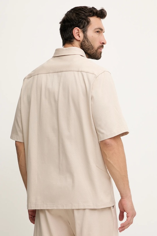 Îmbrăcăminte BOSS Green cămașă din bumbac 50537678 bej