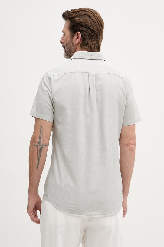 Odzież Barbour Koszula dopasowana Oxtown z krótkim rękawem MSH5313 zielony