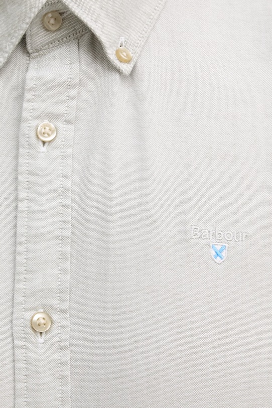 Barbour Koszula dopasowana Oxtown z krótkim rękawem MSH5313 zielony