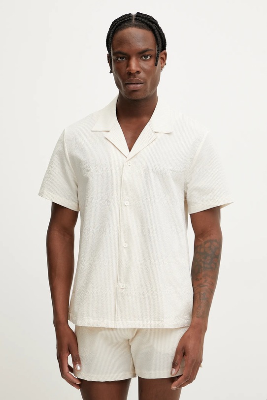 Пляжна сорочка BOSS бежевий 50540037