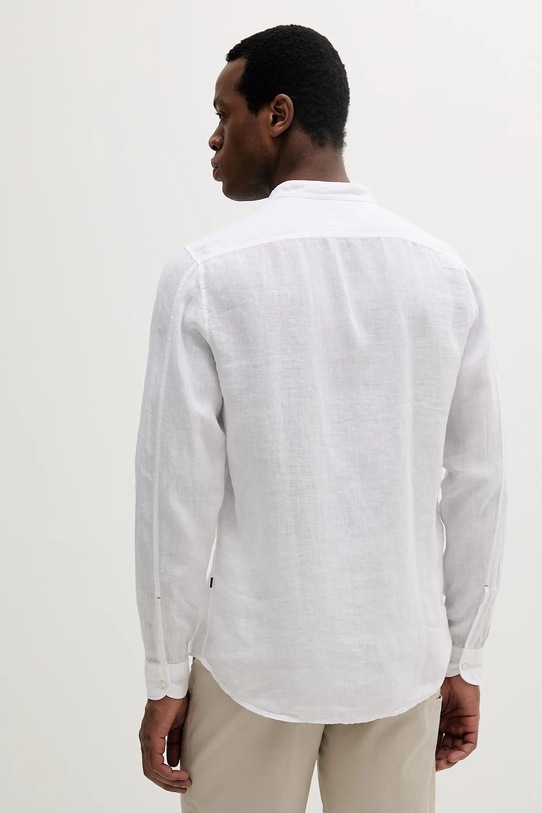 Одяг Сорочка з льону BOSS Orange 50537369 білий