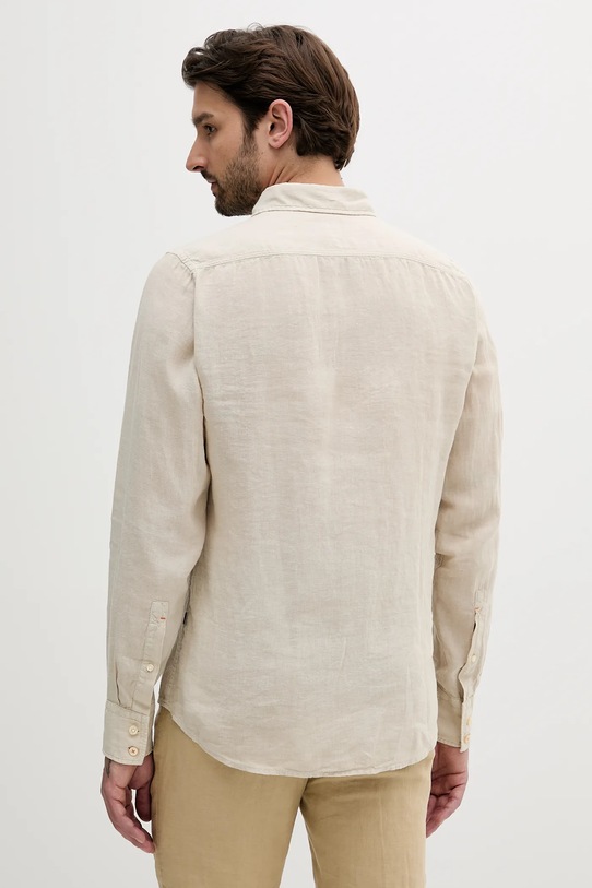 Odjeća Lanena košulja BOSS Orange 50537381 bež