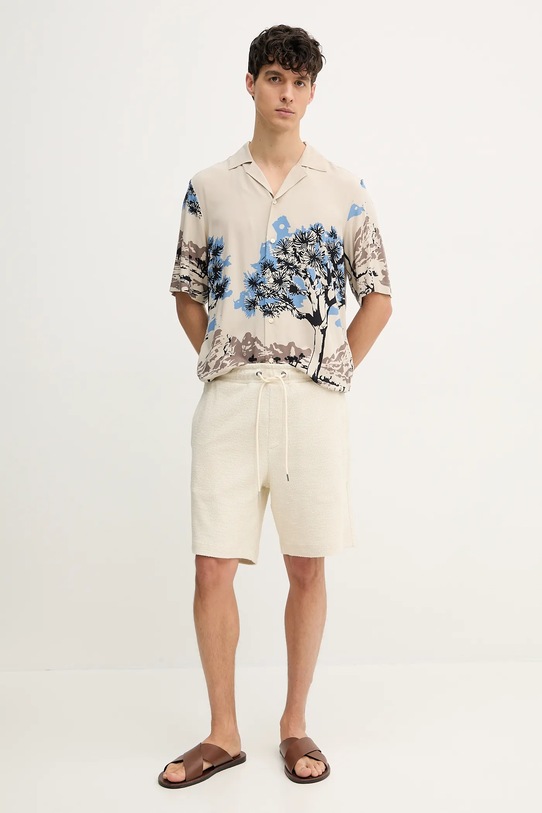 Košulja BOSS Orange 50538250 bež SS25