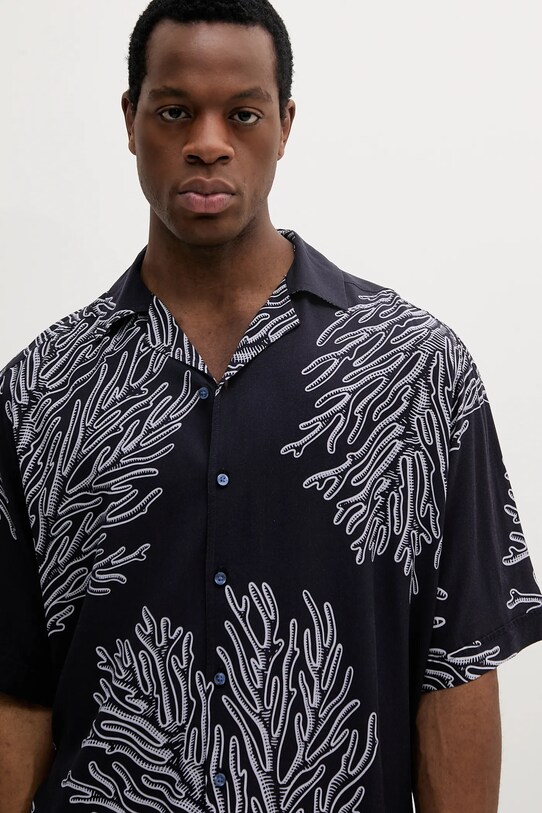 BOSS Orange cămașă bleumarin 50538280