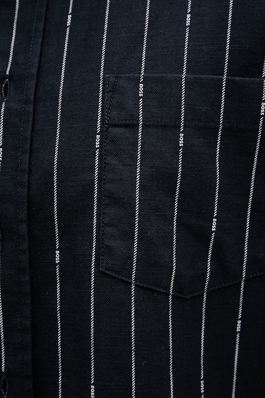 BOSS Orange cămașă din amestec de in 50538296