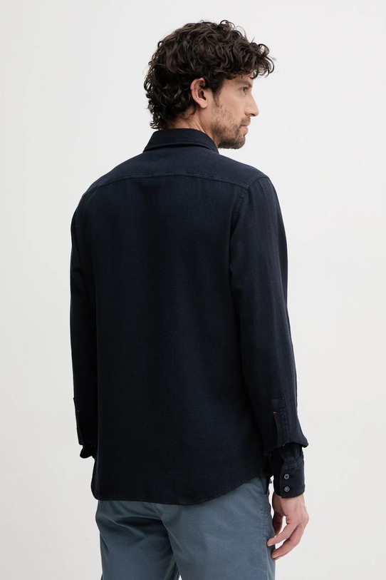 Îmbrăcăminte BOSS Orange camasa din bumbac 50538773 bleumarin