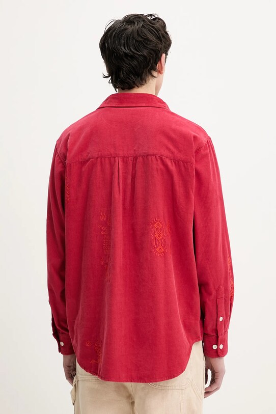 Oblečení Manšestrová košile Desigual CORDUROY 25SMCW04 červená