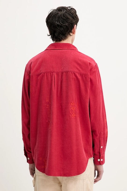 Oblečení Manšestrová košile Desigual CORDUROY 25SMCW04 červená
