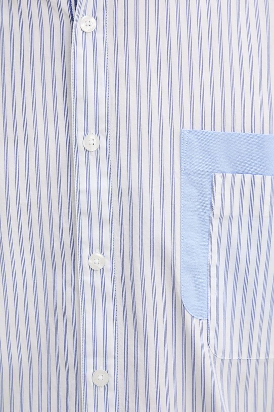 Desigual camasa din bumbac BANKER 25SMCW09 albastru