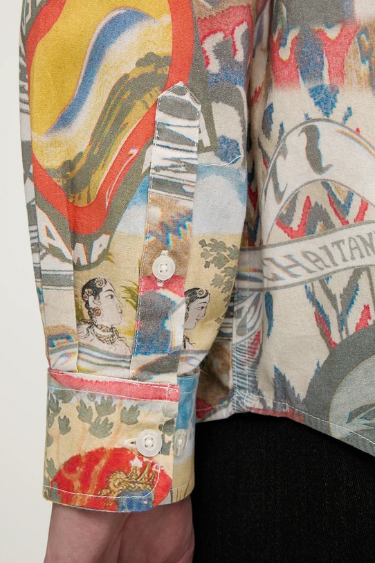 Bavlnená košeľa Desigual COLOR 25SMCW10 viacfarebná