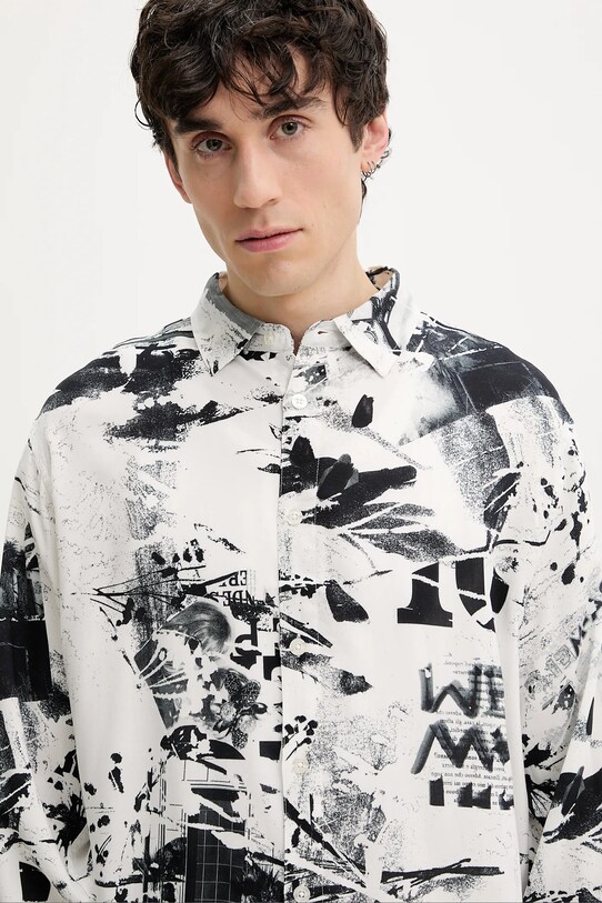 Košile Desigual MOTO bílá 25SMCW19