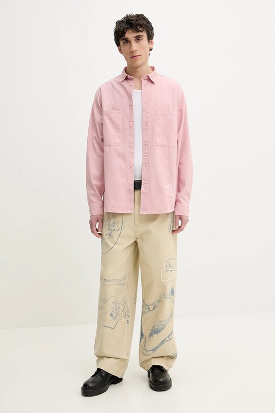 Desigual camicia in cotone LADY 25SMCW23 rosa SS25
