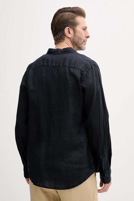 Îmbrăcăminte Guess cămașă de in NAPA M5GH73.WH3J0 bleumarin