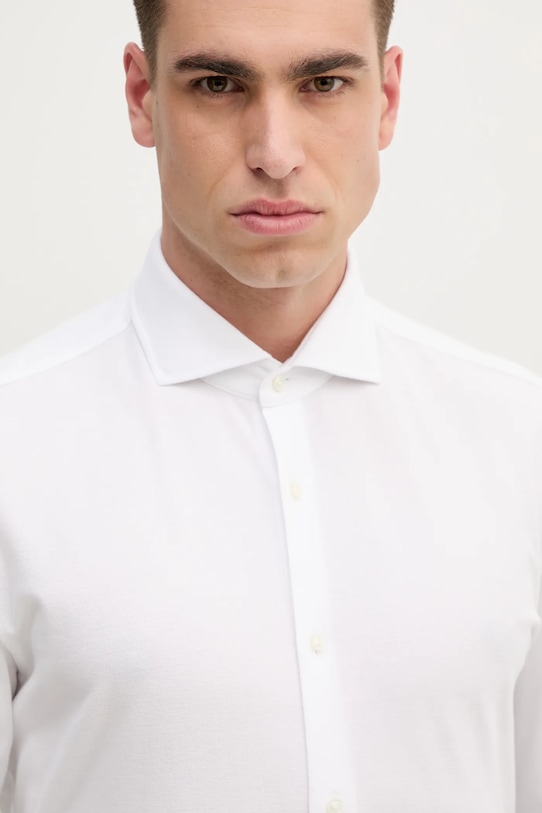 Bavlněná košile BOSS 50527675 bílá