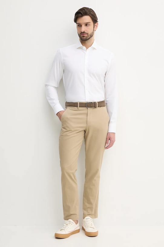 Košeľa BOSS 50538962 biela SS25