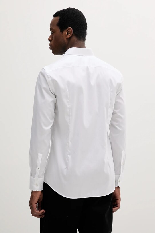 Îmbrăcăminte BOSS cămașă din bumbac 50539177 alb