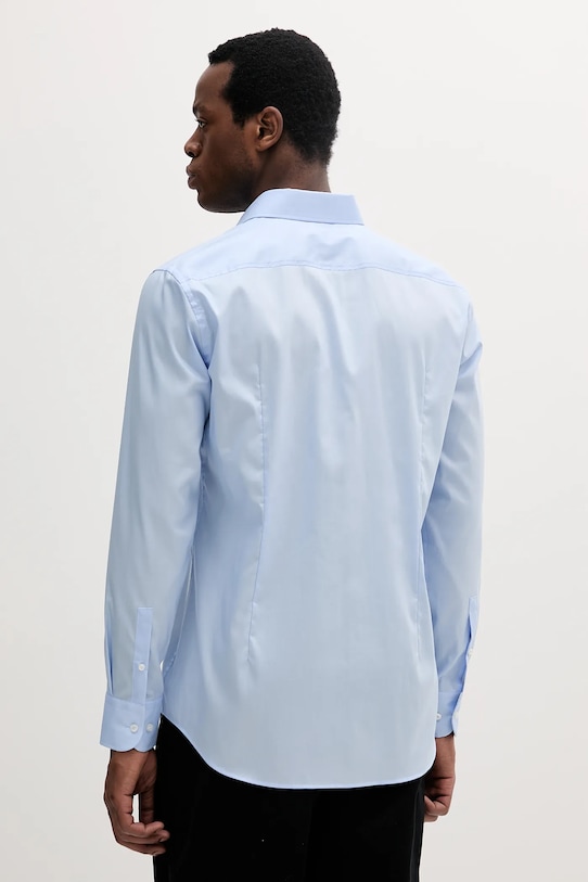 Ρούχα Βαμβακερό πουκάμισο BOSS 50539177 μπλε
