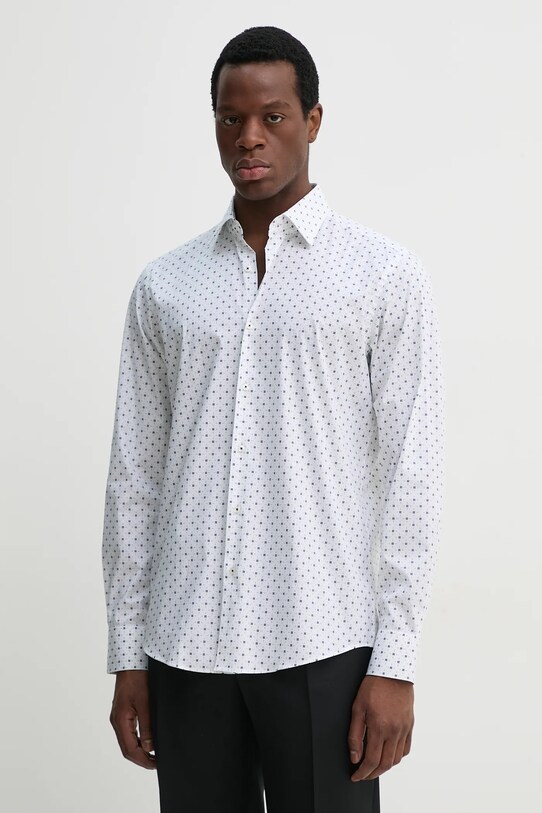 BOSS camasa lung alb 50539178