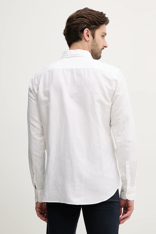 Одяг Сорочка з льону BOSS 50539531 білий