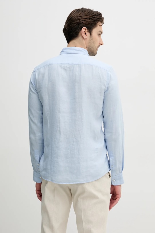 Odjeća Lanena košulja BOSS 50520283 plava