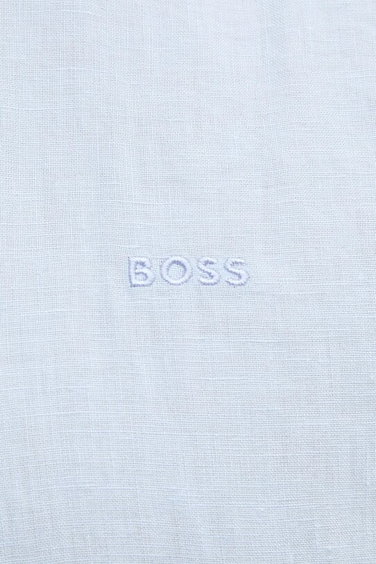 Lanena košulja BOSS 50520283 plava