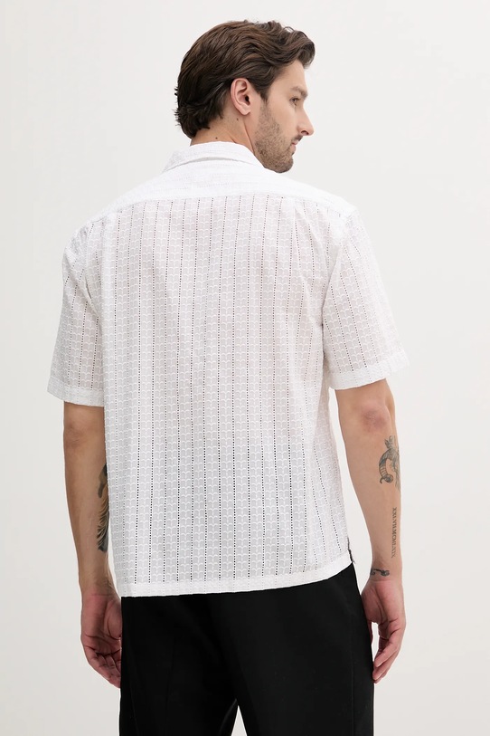 Îmbrăcăminte BOSS cămașă din bumbac 50539236 alb