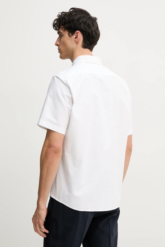 Ρούχα Βαμβακερό πουκάμισο BOSS 50539291 λευκό