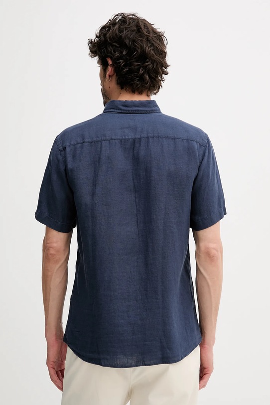 Odzież BOSS koszula lniana 50539352 granatowy