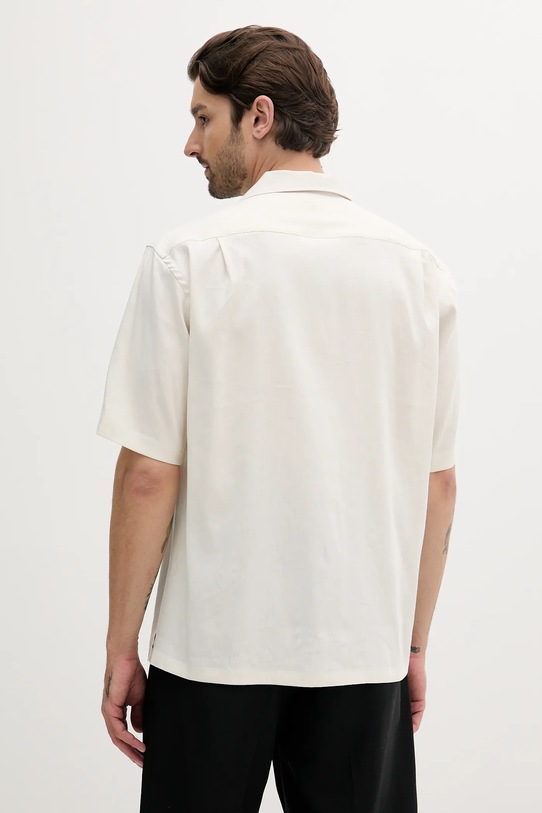 Oblečení Lněná košile BOSS 50539918 béžová