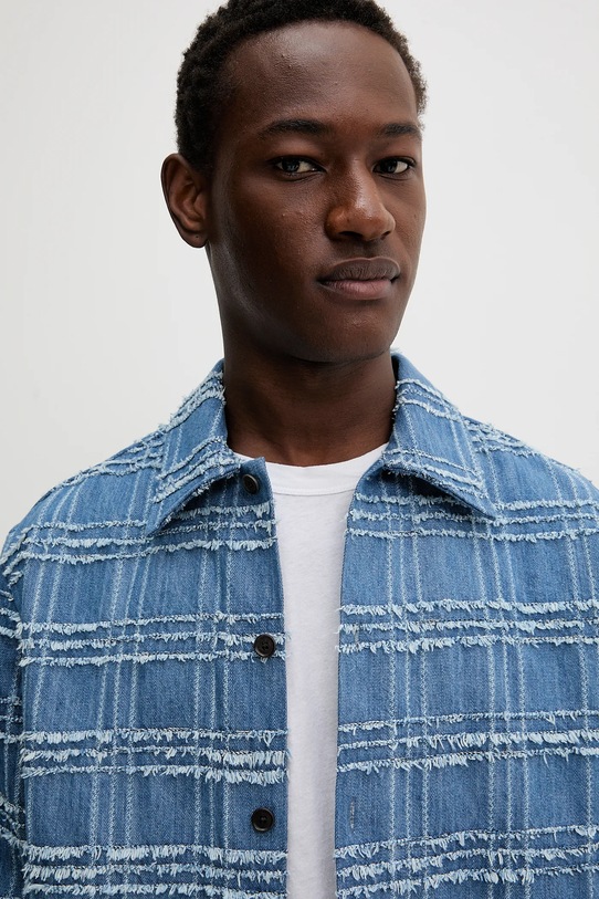 Samsoe Samsoe cămașă SACASTOR albastru M25100059