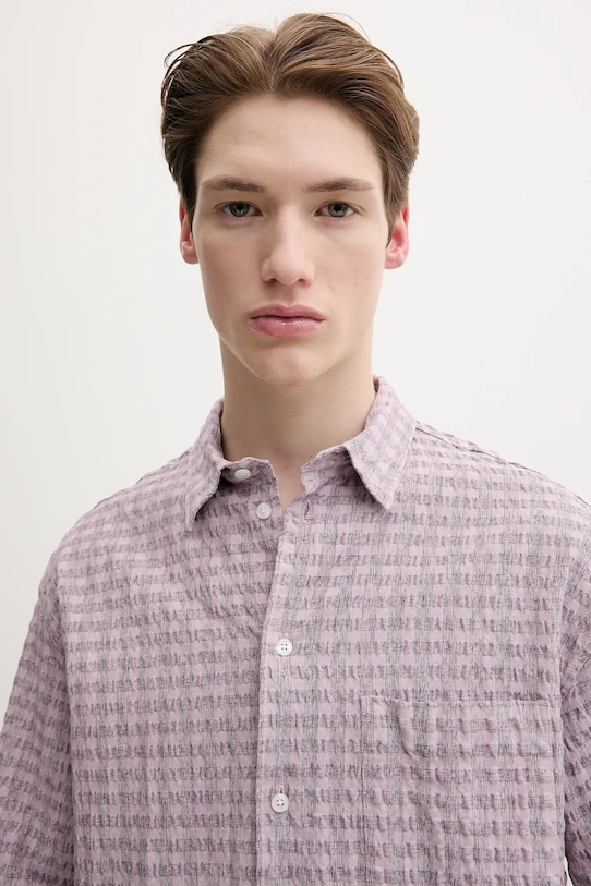 Srajca Samsoe Samsoe SALUAN vijolična M25100056