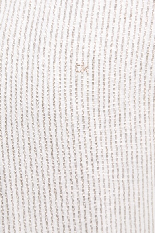 Calvin Klein koszula lniana K10K109332 biały
