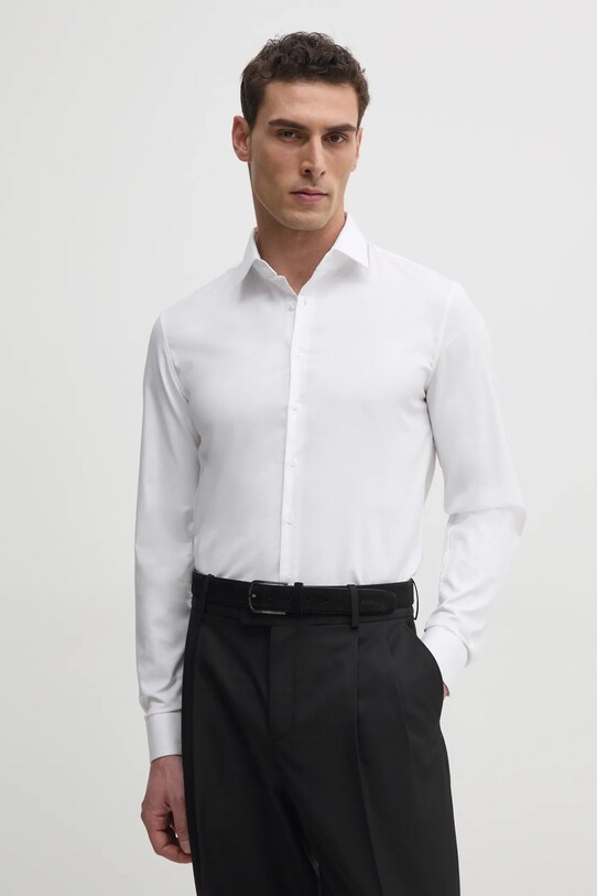 Calvin Klein camasa uni alb K10K114298