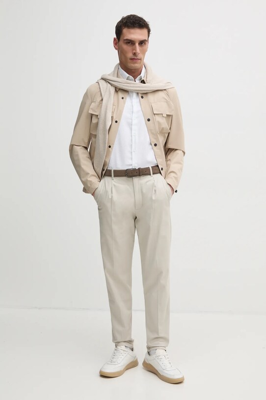 Calvin Klein camasa K10K114360 alb SS25