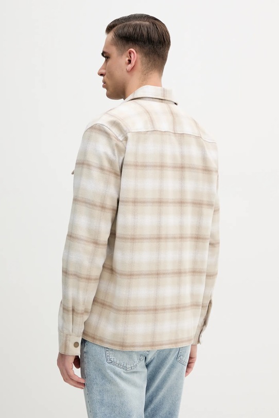 Odzież Calvin Klein koszula bawełniana K10K114446 beżowy