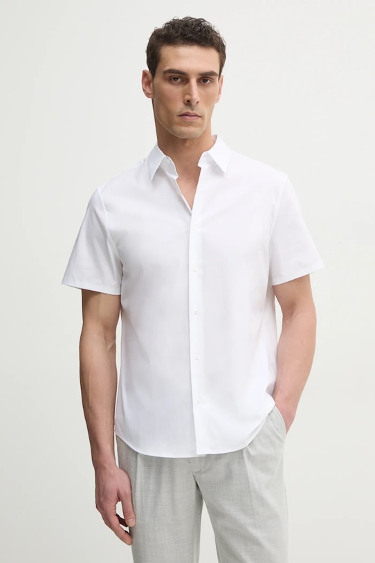 Calvin Klein koszula z elastanem biały LV04LB125G