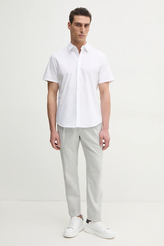 Calvin Klein koszula LV04LB125G biały SS25