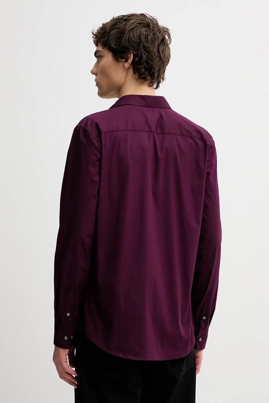 Odzież Calvin Klein koszula LV04LB145G fioletowy