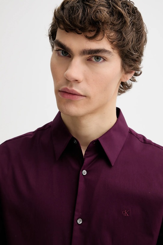 Calvin Klein koszula fioletowy LV04LB145G