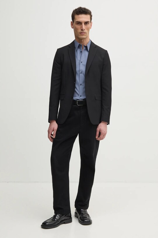 Calvin Klein koszula LV04LB145G niebieski SS26