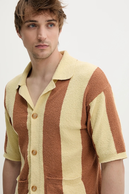 Сорочка Nanushka JEFF жовтий NM25SSTP10711