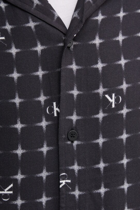 Calvin Klein camasa KM0KM01148 negru