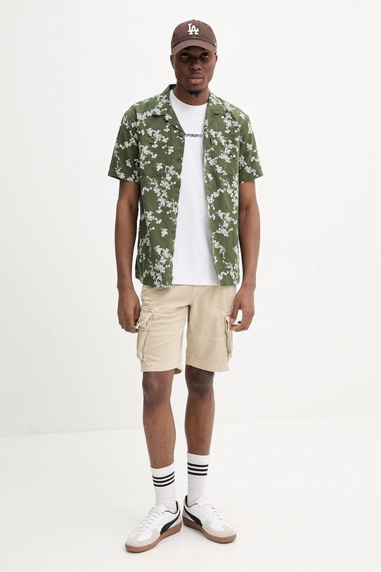 Superdry ing kasmírkeverékből M4010793A.2EF zöld SS25