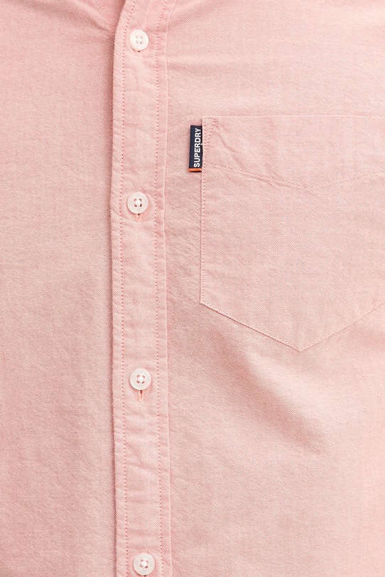 Bavlněná košile Superdry M4010944A.F5M růžová