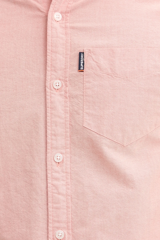 Bavlněná košile Superdry M4010944A.F5M růžová