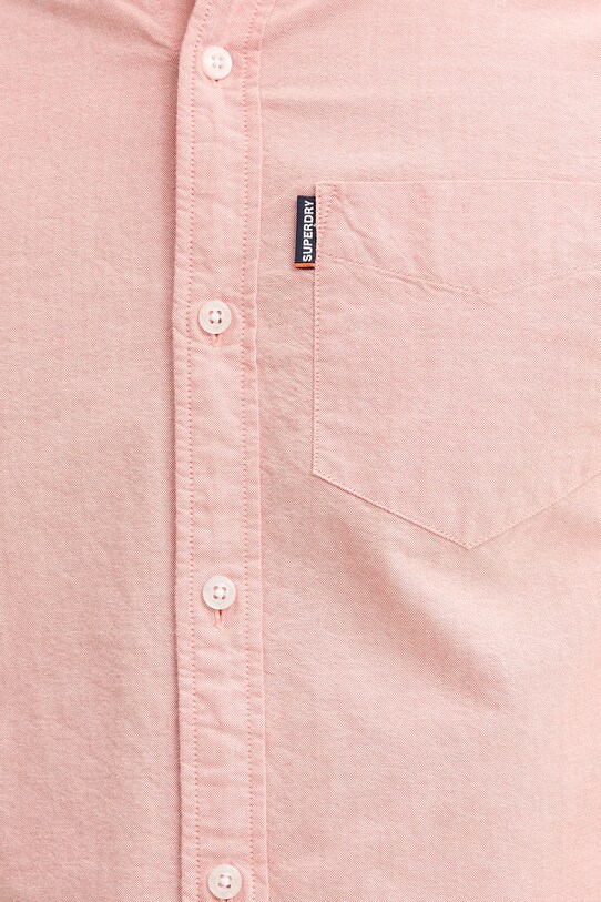 Bavlněná košile Superdry M4010944A.F5M oranžová