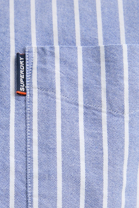 Хлопковая рубашка Superdry M4010991A.E8W голубой