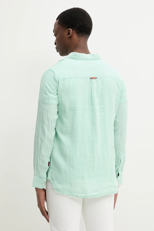 Одяг Сорочка з льону Superdry M4010995A.2OK зелений